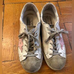 Golden Goose White and Pink Women's Shoes